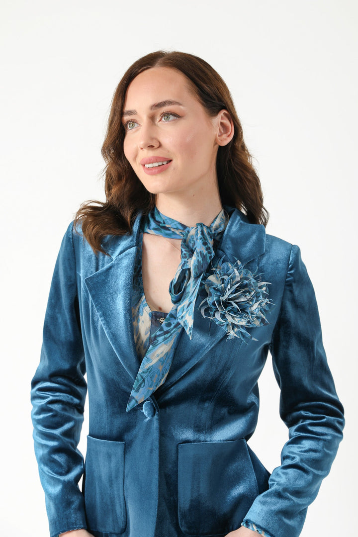 Velvet Blazer Jacket