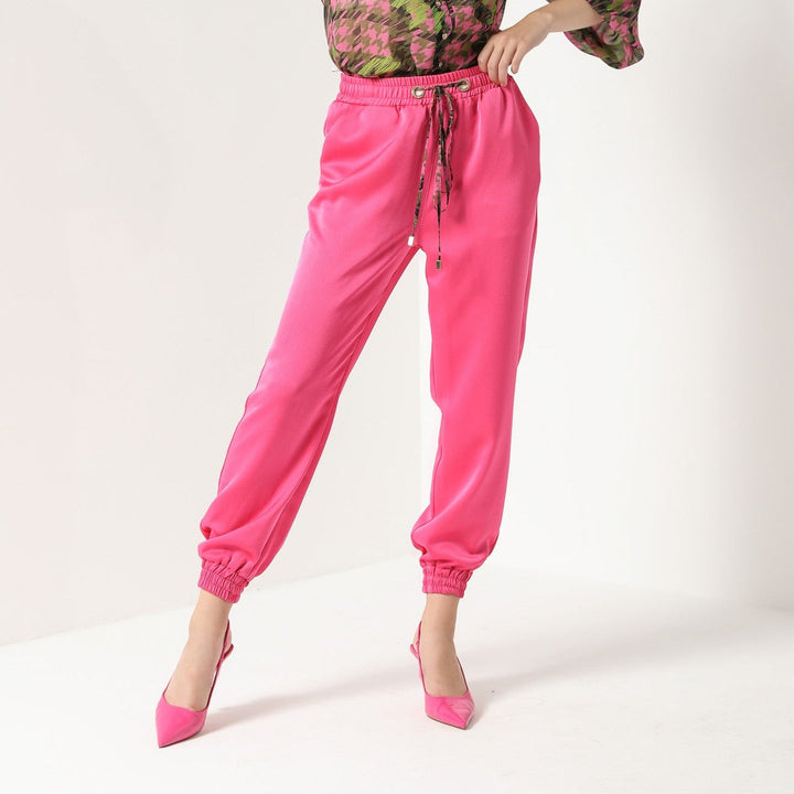 SATIN CREPE TAPERED PANT